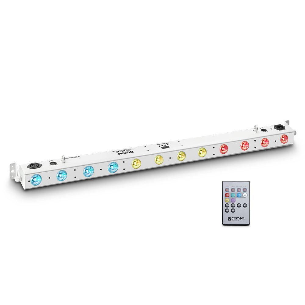TRIBAR 200 IR WH - TRICOLOR LED BAR (RGB) 12 x 3 W WEISSE BOX MIT INFRAROT-FERNBEDIENUNG
