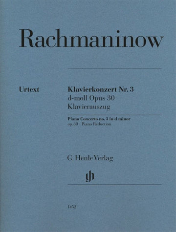 Rachmaninov S. - Concerto Pour Piano N°3 Re Mineur Op.30 - Klavierauszug