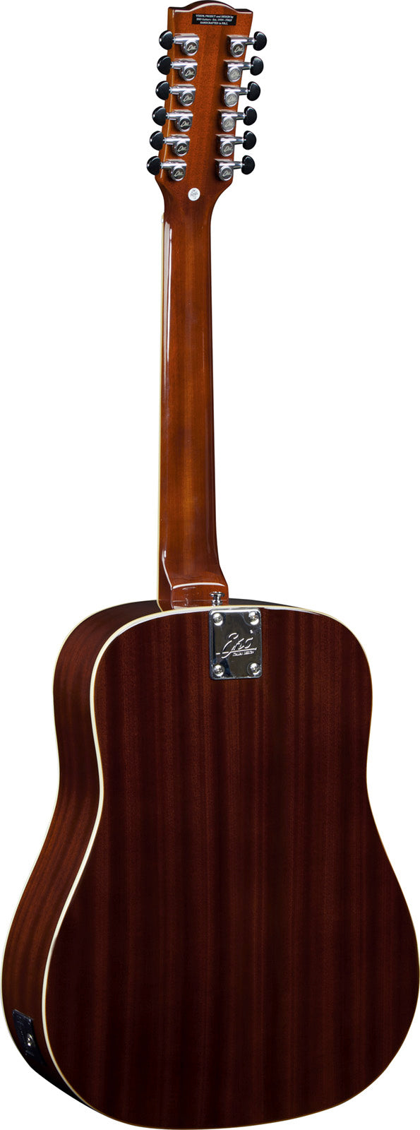 Ranger XII EQ Vintage-Neuauflage Dreadnought Natural Top gebeizt