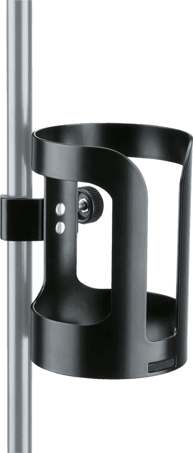 16022-000-55 UNIVERSAL DRINK HOLDER BLACK FOR MUSIC STANDS