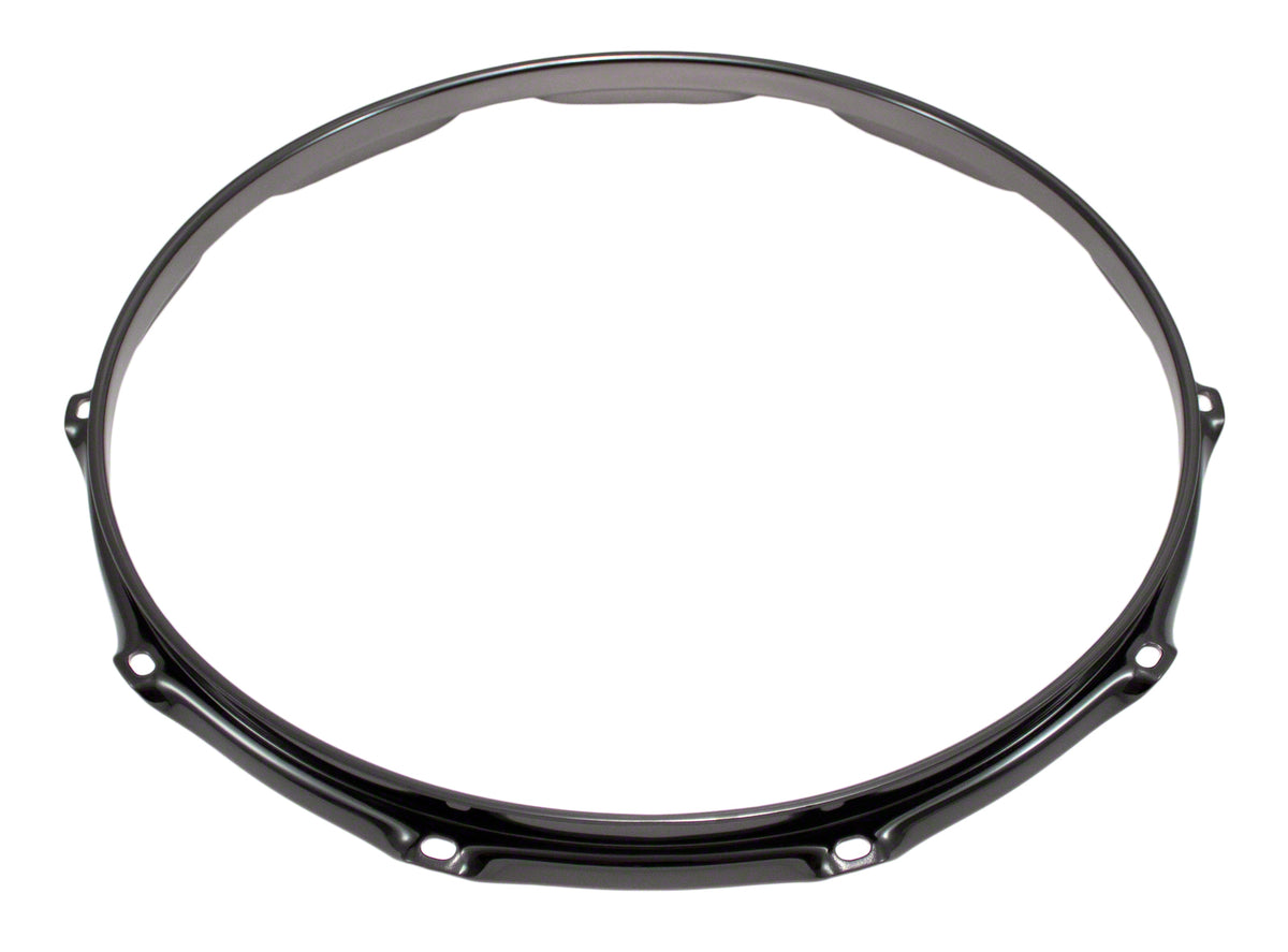 H23-14-10BK - 14" SPANNREIFEN 10-LOCH SCHWARZE SUPER DREIFACHE FLANSCH 2.3MM