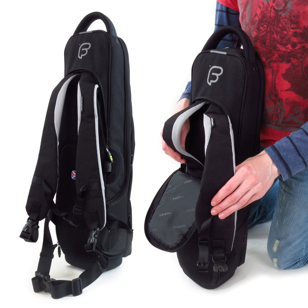 Urban Black Case for Soprano Saxophone