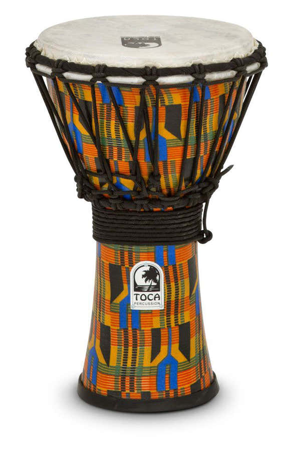 DJEMBE FREESTYLE 7''   KENTE CLOTH SFDJ-7K