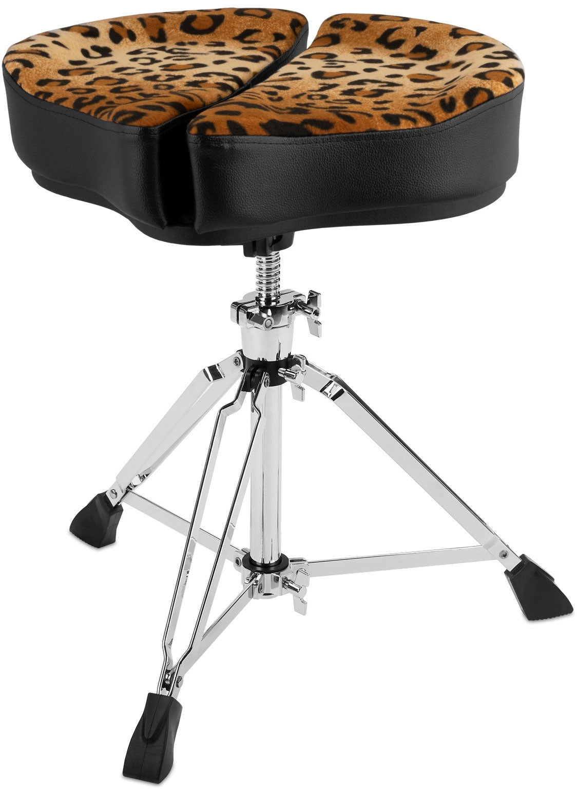 SPG-LEP-3 Schlagzeughocker Spinal-G Leopard - 3-Bein-Basis