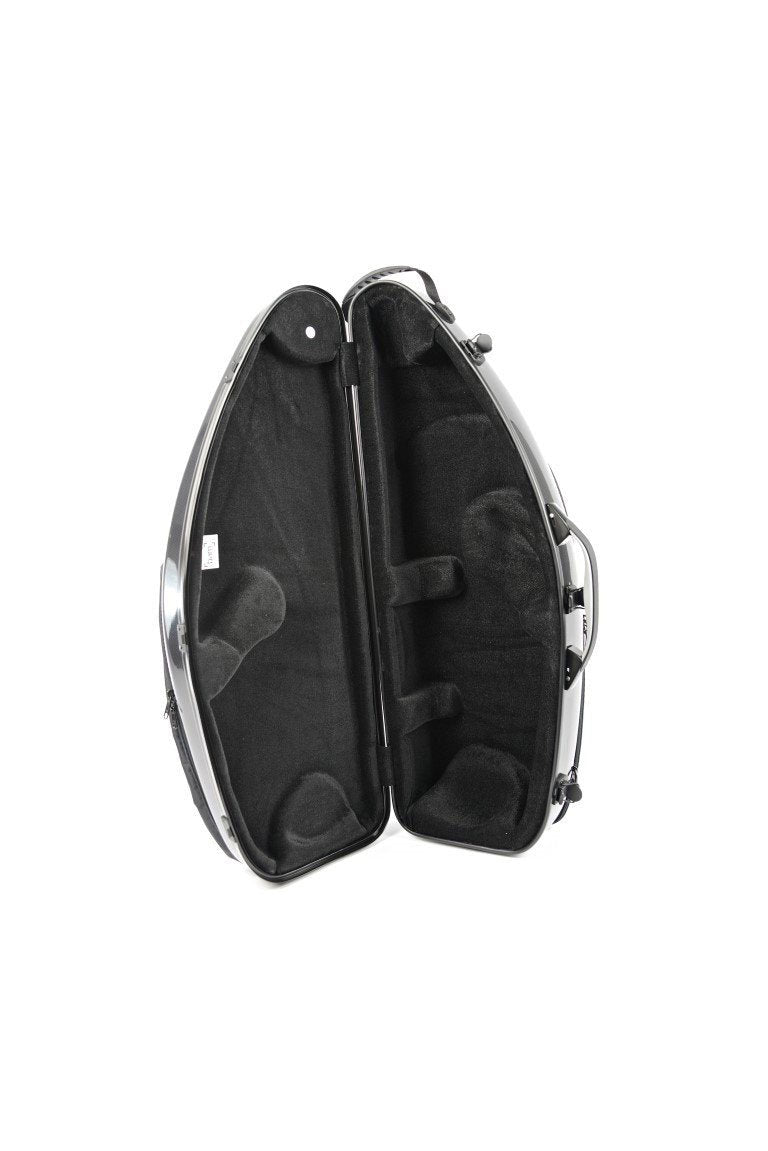 Hightech-Koffer für Tenorsaxophon mit Tasche - Schwarz Carbon