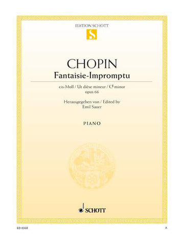 Chopin - FANTAISIE-impromptu Ut Dièse Mineur Op. 66 (posth.) - Piano
