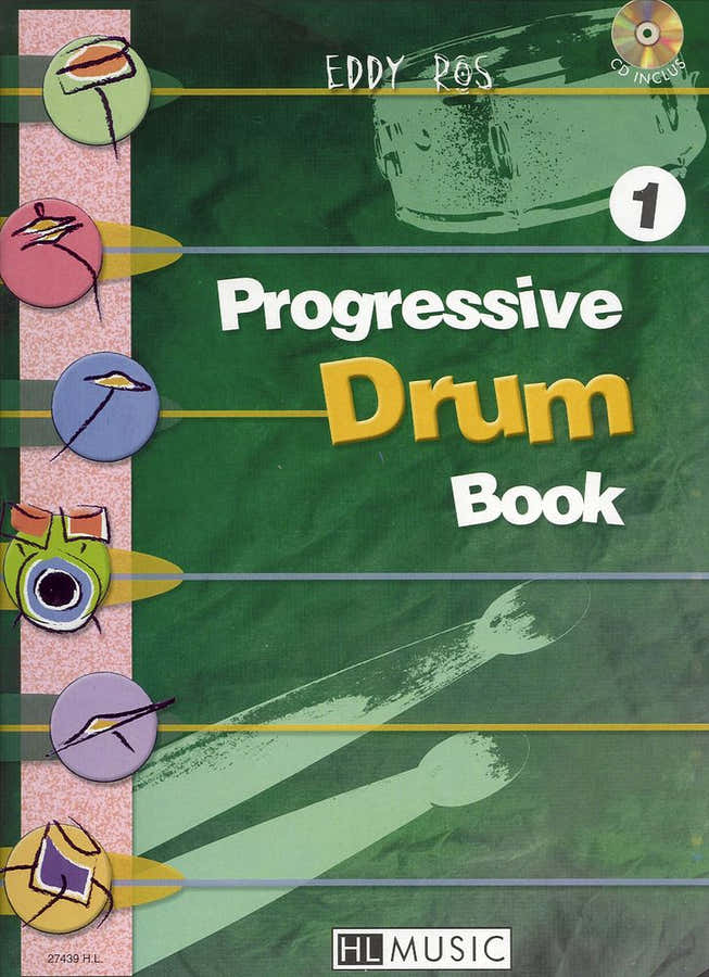 Ros Eddy - Progressive Drum Book 1 + CD - Schlagzeug