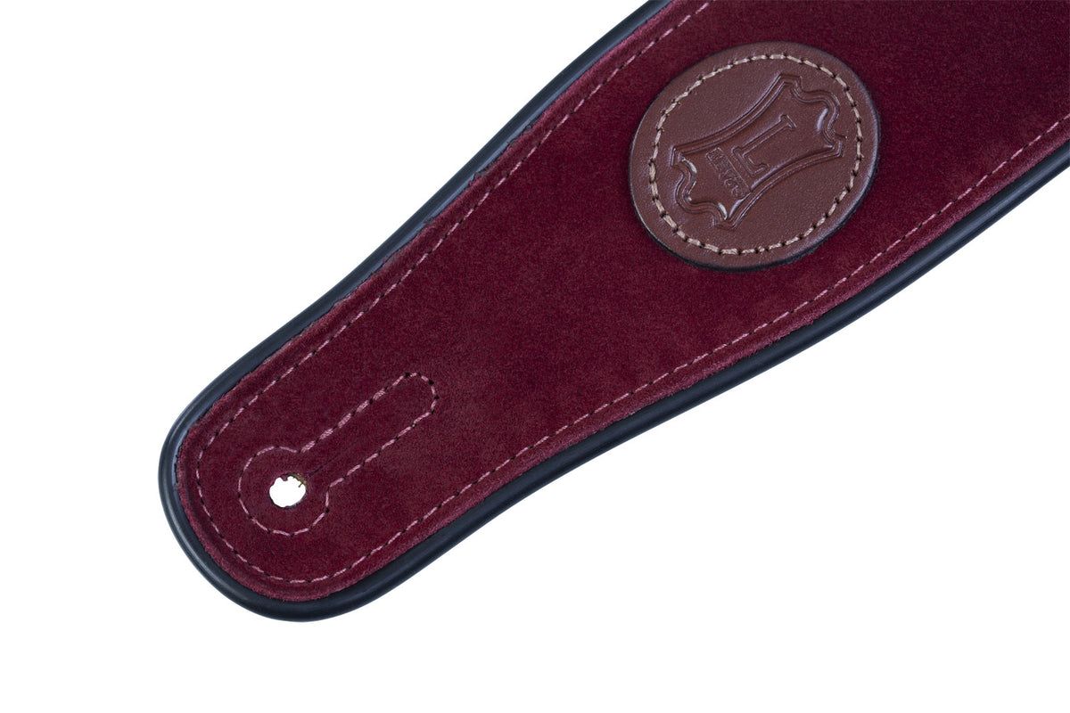 6.4 CM WITH BLACK BORDER WITH BURGUNDY LEATHER LEVY'S LOGO