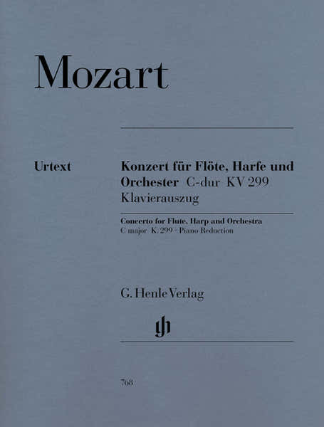 Mozart W.A. - Concerto Do Majeur Kv 299 Flute Harpe & Piano
