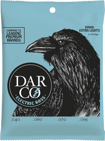 BASS STRINGS NICKEL WOUND DARCO BASS EXTRA LIGHT SET 40-95