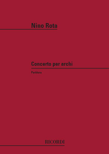 ROTA N. - CONCERTO PER ARCHI - CONDUCTEUR
