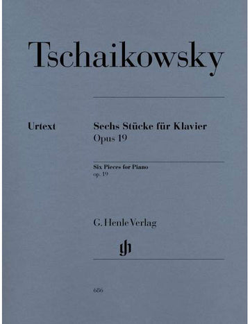 Tchaïkovski - Six Pièces Pour Piano Op. 19 - Klavier