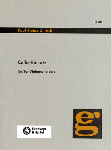 Dittrich PAUL-heinz - CELLO-einsatz - Cello