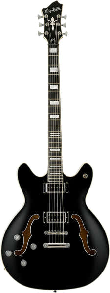 Hagstrom Viking Baritone Deluxe Black LH