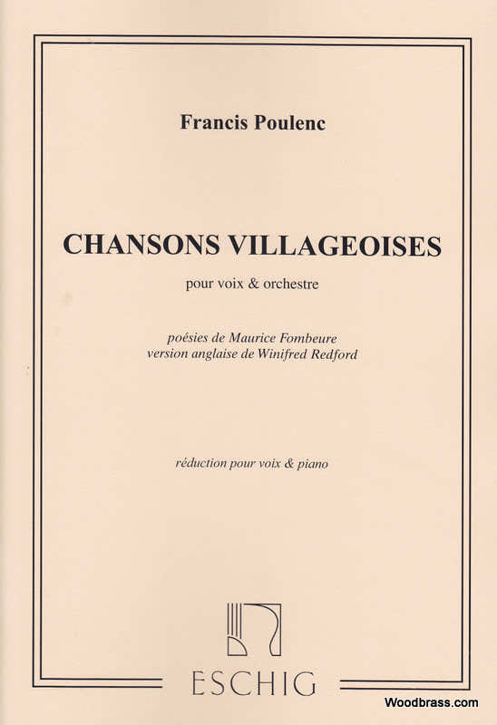 Poulenc F. - Dorfgesänge - Gesang und Klavier