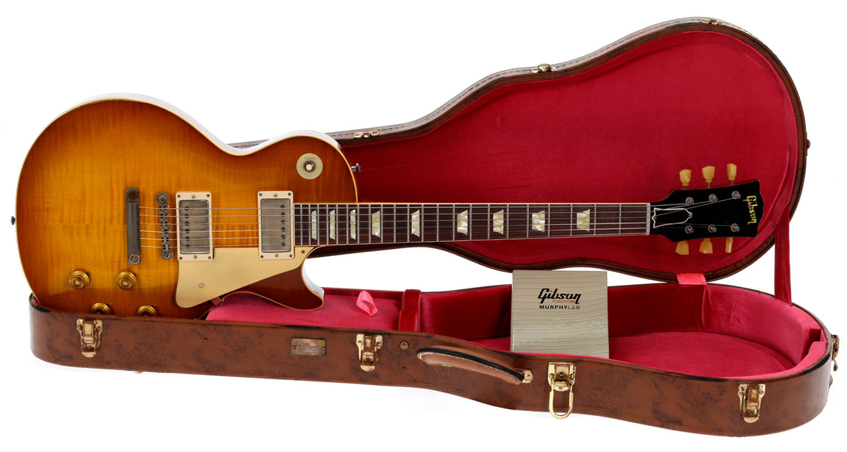 Les Paul Standard 1959 stark gealtert Golden Poppy Burst CS MLC #94565
