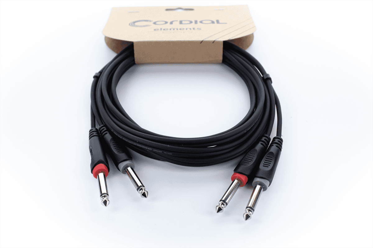 Audiokabel Doppel-Mono-Klinken 3 M