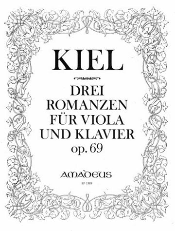 KIEL F. - 3 ROMANCES - ALTO & PIANO