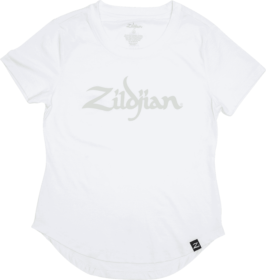 Größe XL - Damen-T-Shirt Zildjian Weiß