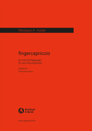 Huber Nicolaus A. - Fingercapriccio - 2 Percussion