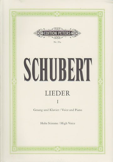 Schubert Franz - Lieder Vol.1 - Voix Haute