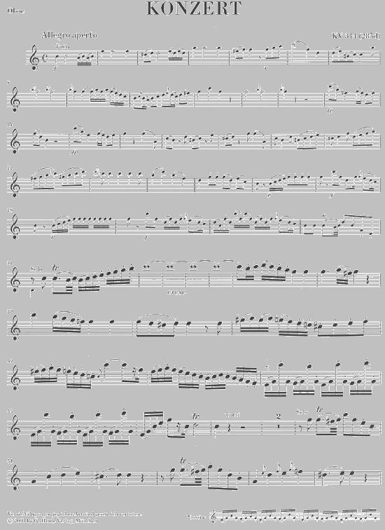 Mozart W.a. - Concerto For Oboe And Orchestra C Major K. 314