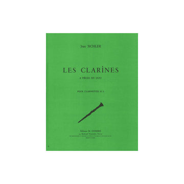 Sichler - Les Clarines - 4 Pièces En Duo - 2 Clarinettes Sib