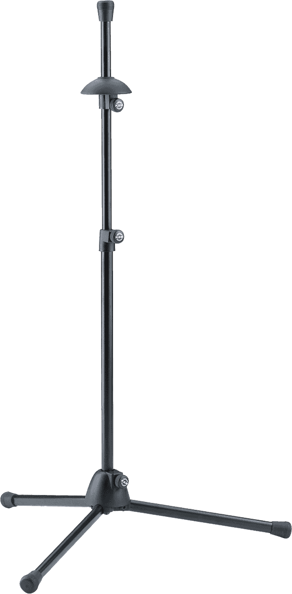 K&M 14985-000-55 Faltbarer Schwarzer Ständer Für Tenorposaune