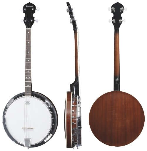 VGS Select-Banjos 4-Saitig Mit Koffer