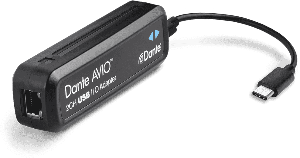 AVIO ADAPTER DANTE-USBC 2CH I/O
