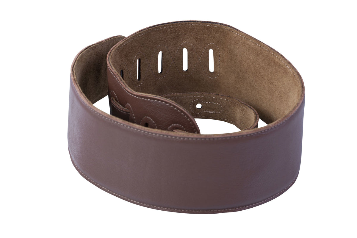 Gepolstertes Leder Mit Wildleder-Rückseite Für Bass 9Cm - Braun