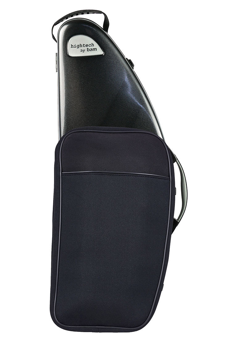 Hightech-Koffer für Tenorsaxophon mit Tasche - Schwarz Carbon