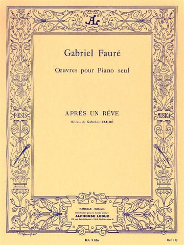Après Un Rêve pour piano seul