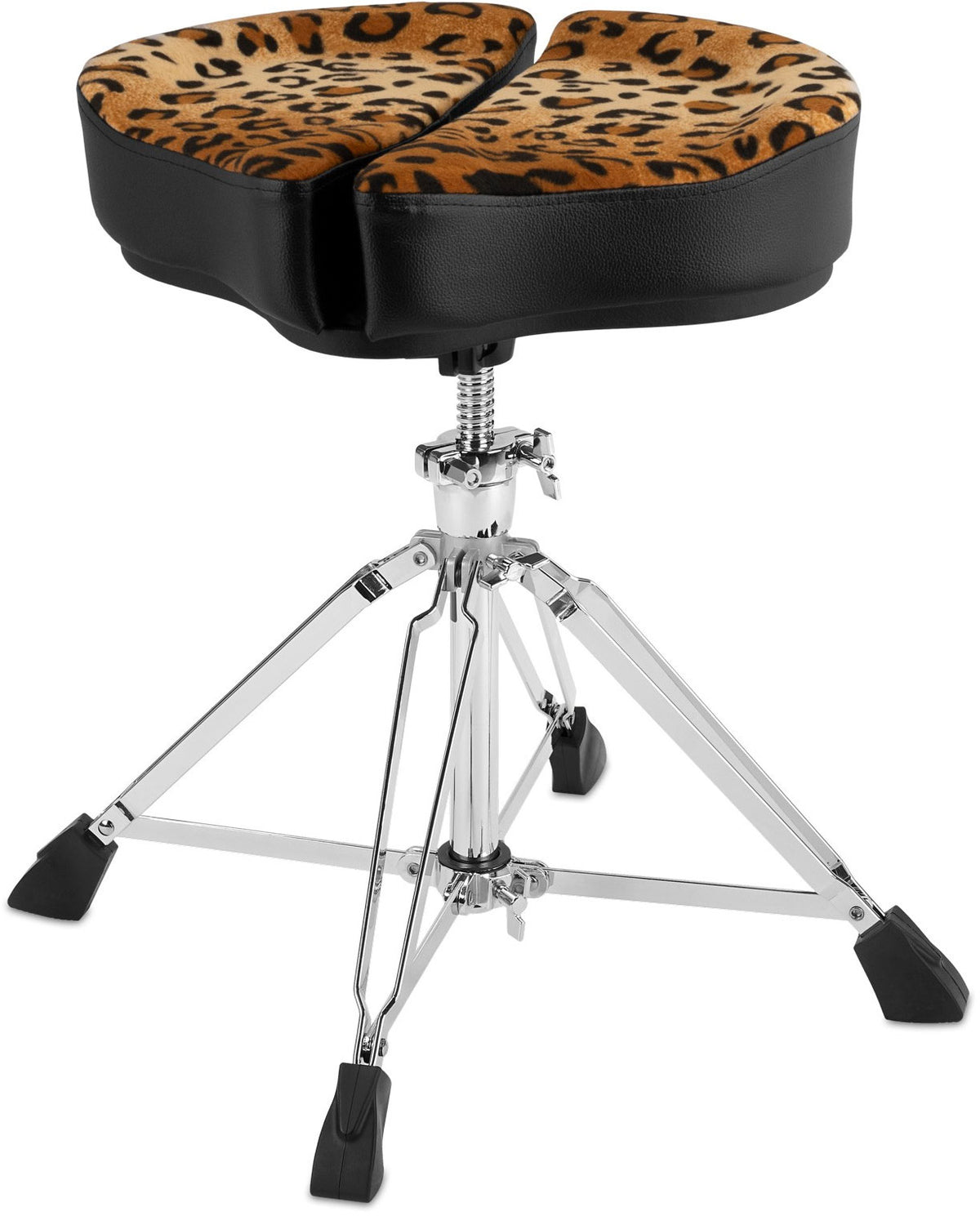 Ahead SPG-LEP Schlagzeughocker Spinal-G Leopard - 4-Bein-Basis