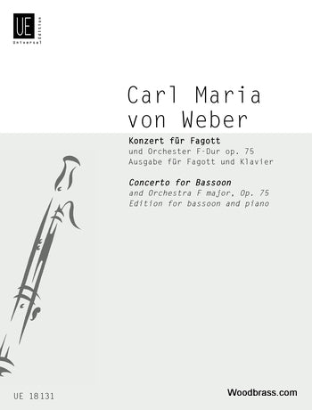 WEBER C.M. (VON) - CONCERTO IN F MAJOR - BASSON ET PIANO