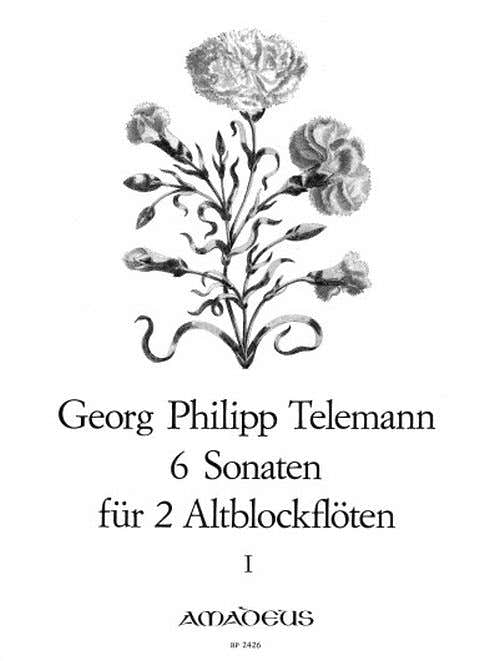 Telemann - 6 Sonaten für 2 Altblockflöten Bd.1 - Sonaten 1-3