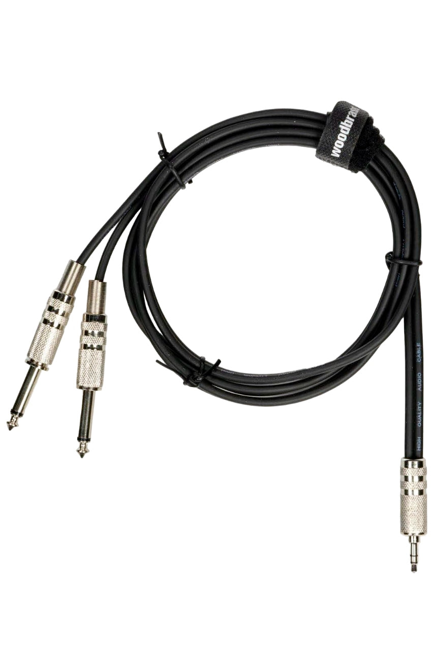 Kabel Mini-Klinke Stereo / 2 Klinkenstecker - 1 m - AC25