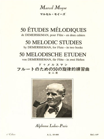 Moyse Marcel - 50 Etudes Melodiques Op.4 D'apres Demersseman Pour La Flute Vol.1