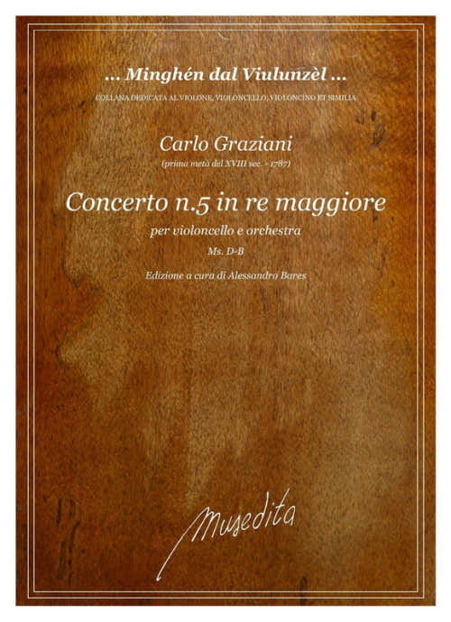Graziani C. - Cello Concerto N°5 In D Major - Conducteur & Parties