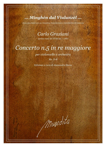 Graziani C. - Cello Concerto N°5 In D Major - Partitur & Stimmen