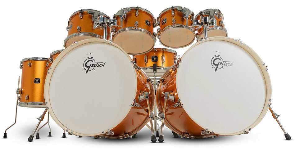 Schlagzeugset Energy Orange Sparkle