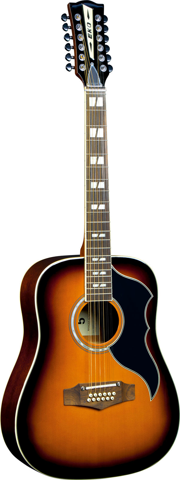 Ranger Xii EQ Vintage-Neuauflage Dreadnought Honey Burst