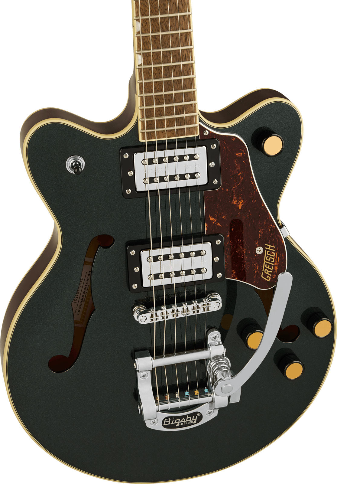 G2655T Streamliner Center Block Jr. Doppel-Cutaway mit Bigsby LRL Cadillac Green