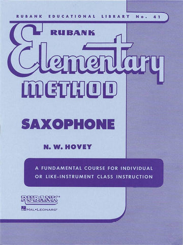 Gower & Voxman - Rubank Elementarmethode - Saxophon