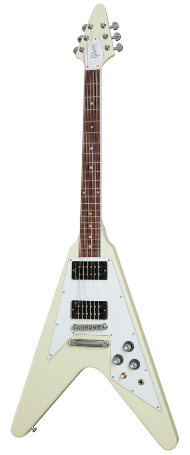 Flying V 70s Klassisches Weiß Original