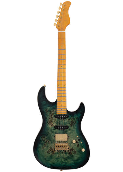 Sire Larry Carlton S10 Hss Tgr Dc Mn Trans Green