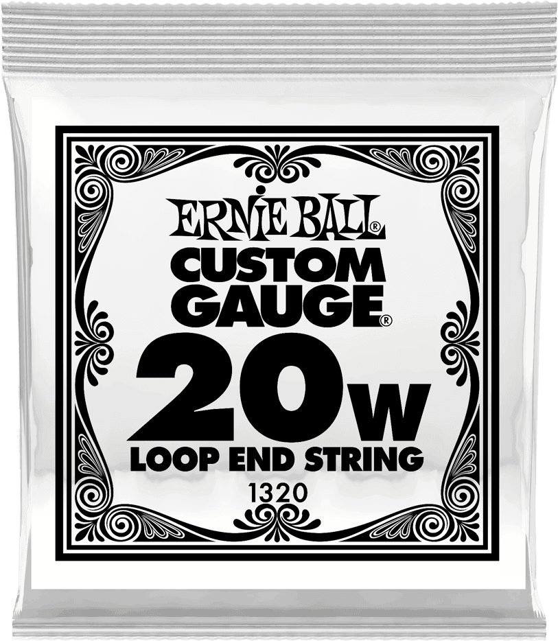 .020 LOOP END STAINLESS STEEL WOUND BANJO OR MANDOLIN GUITAR STRINGS