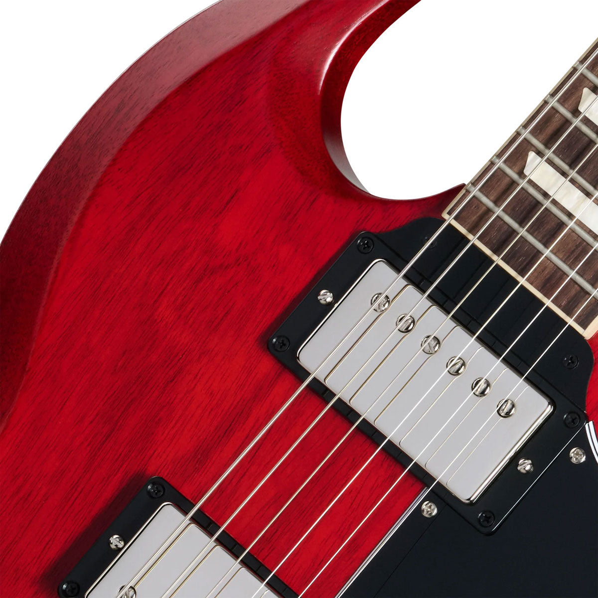 SG Standard '61 Faded, 57 Classic mit weniger Windungen Vintage Cherry Satin