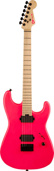 LTD Sean Long Signatur Pro-Mod San Dimas Style 1 HH HT M MN Neonrosa