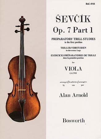 Sevcik - Op.7 Part 1 - Exercices Preparatoires De Trilles - Alto